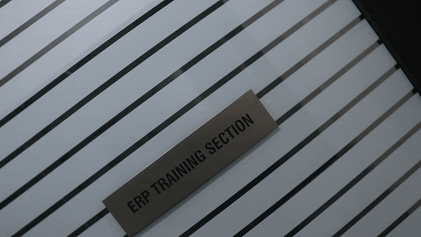 ERP TRAINING SECTION